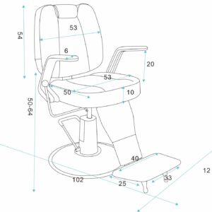ALL PURPOSE CHAIR WITH HEADREST (ADAM)