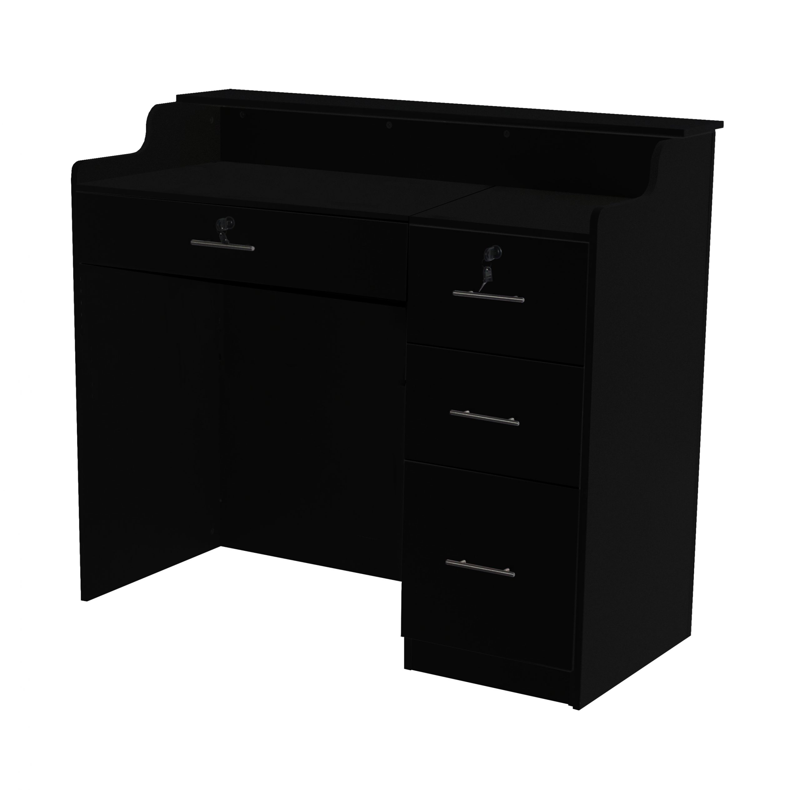 "Delamere" Salon Reception Desk Black Salon Furniture Toronto Canada USF