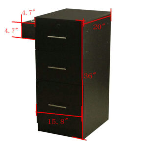 Vega Side Cabinet Black